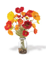 Poppy Plentitude Faux Flower Arrangement FLC989-MP