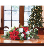 Holiday Tradition Silk Christmas Centerpiece HDA381-RDW