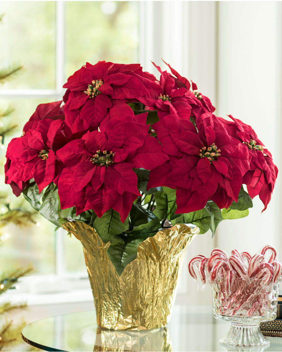 Premier Silk Poinsettia - Large HDB200