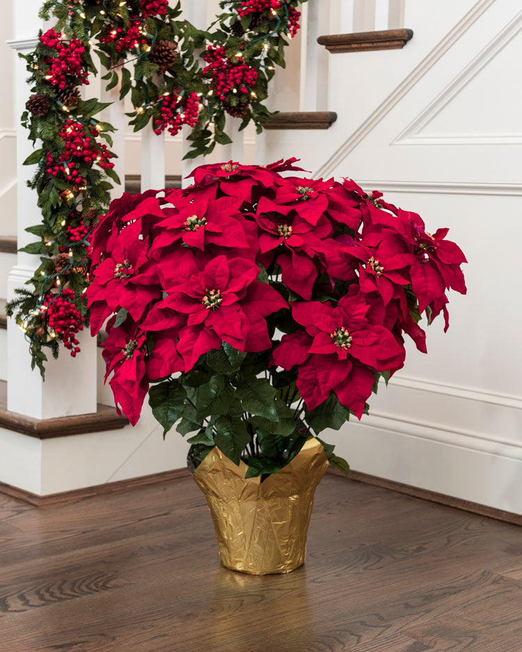 Premier Silk Poinsettia - Extra Large HDB201
