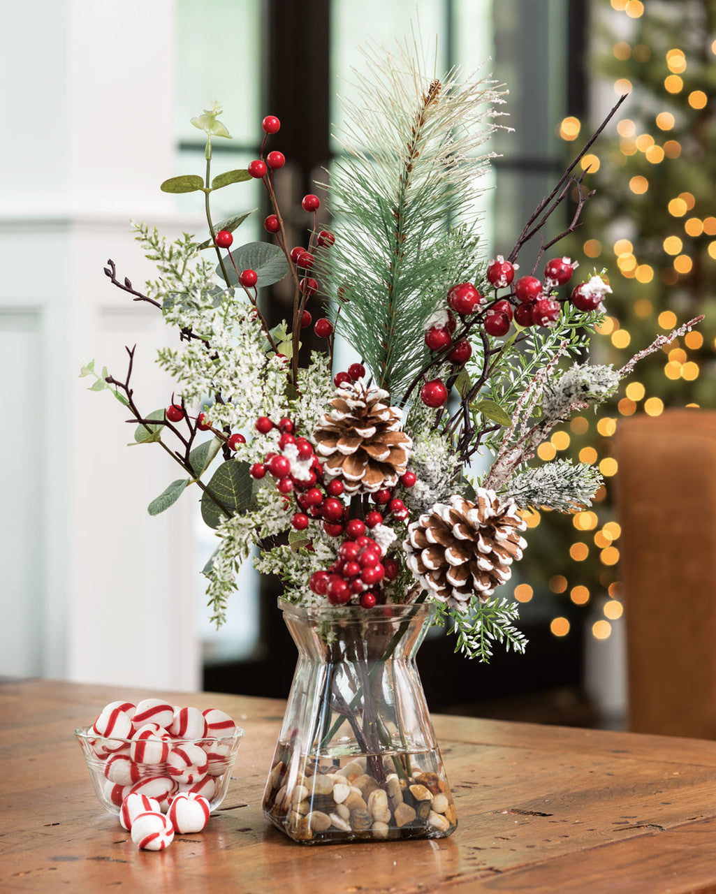 Winterberry Frost Artificial Holiday Accent HDB286-RDW