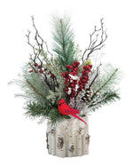 Winter Woods Artificial Holiday Accent HDB337-RDW