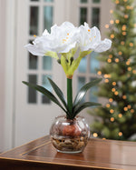 Amaryllis Accent Silk Flower Holiday Design HDB395