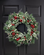 Jingle Bells 24" Artificial Holiday Wreath HDC511-GRR