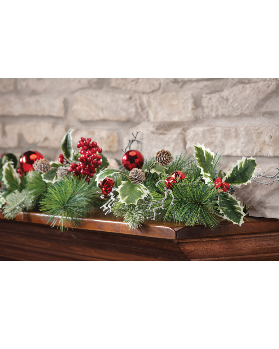 Jingle Bells Artificial Holiday Garland HDC514-GRR