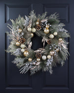 Champagne Elegance 24" Artificial Holiday Wreath HDC520-CHG