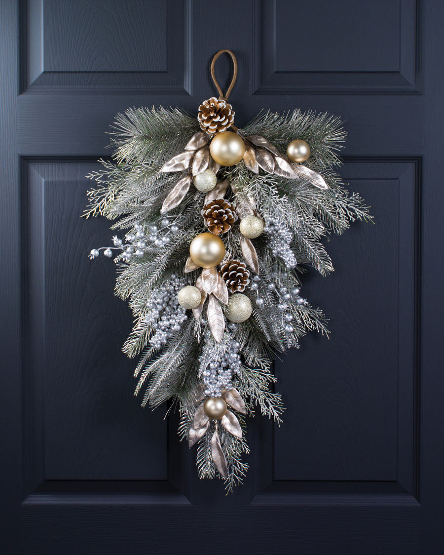 Champagne Elegance Artificial Holiday Teardrop HDC522-CHG