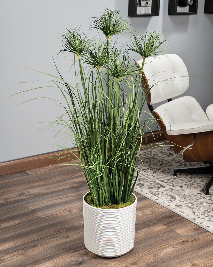 Papyrus Grass Faux Foliage Plant PLA333-GR