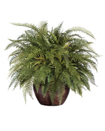 Deluxe Faux Fern Planter PLA341-GR