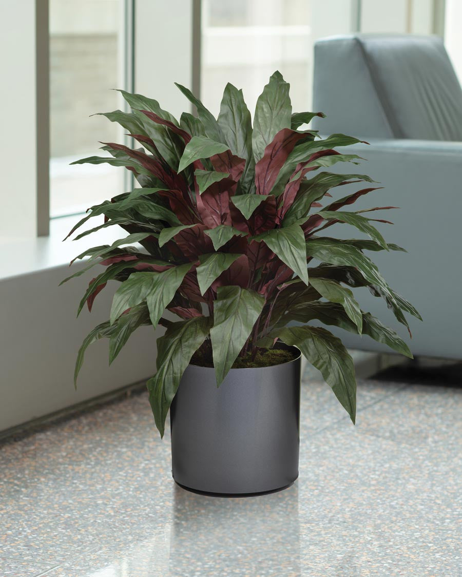 Double Aspidistra Faux Floor Plant PLA502-GB