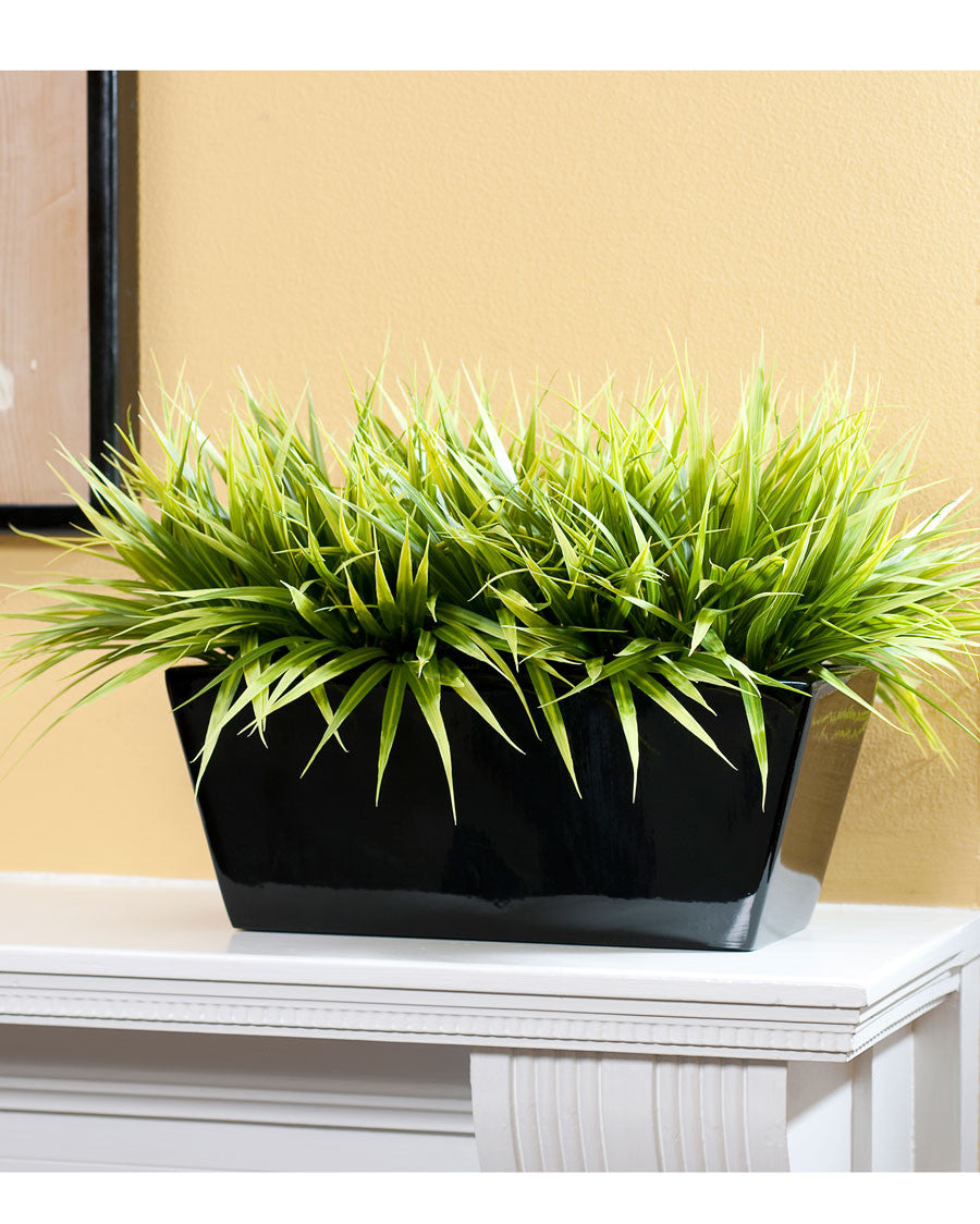 Faux Bermuda Grass Planter PLC336-GR