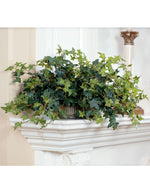 Silk English Ivy in Oval Planter PLD178-LF