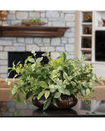 Mixed Silk Foliage Planter PLD362-GR2