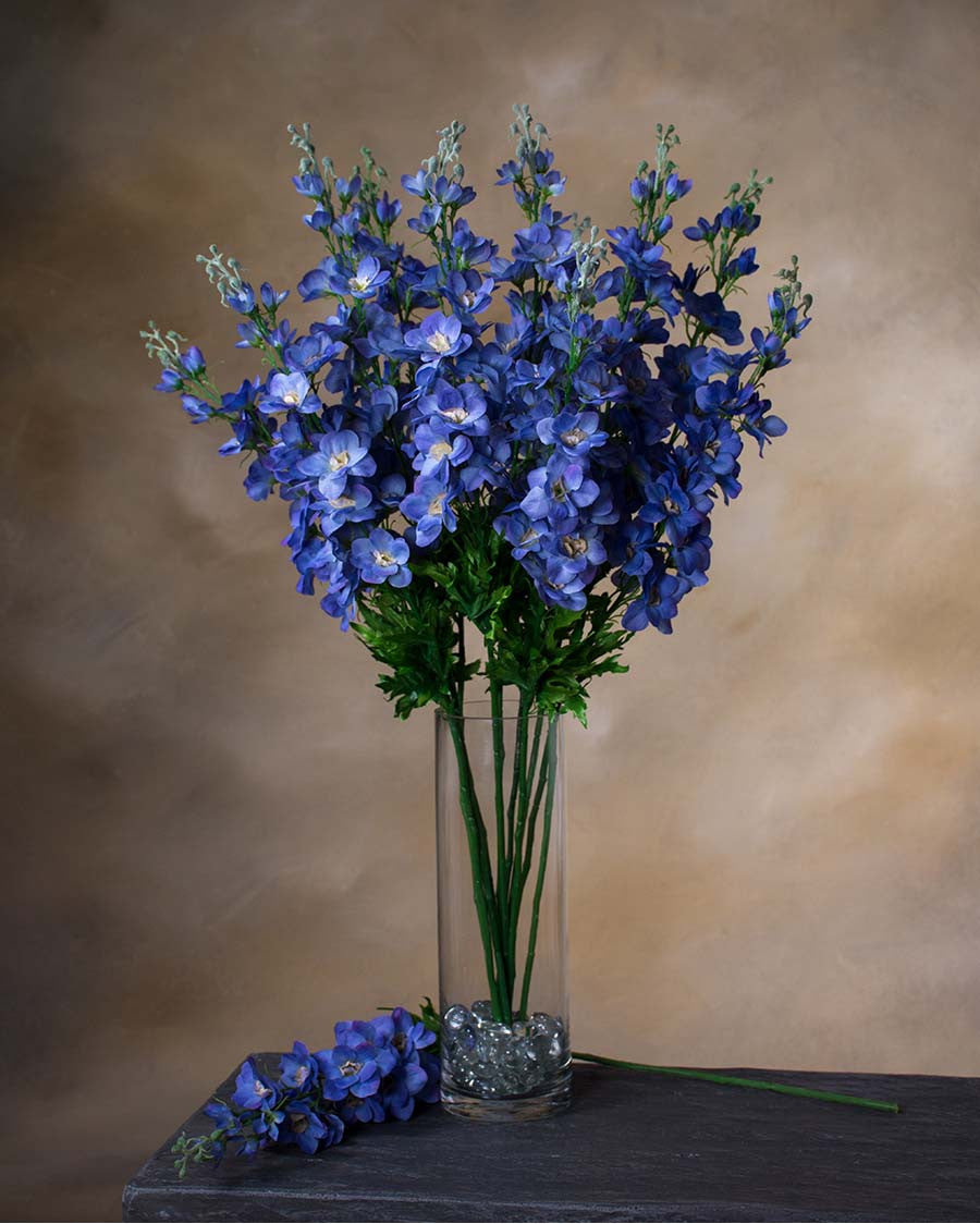 29" Delphinium Silk Flower Stem