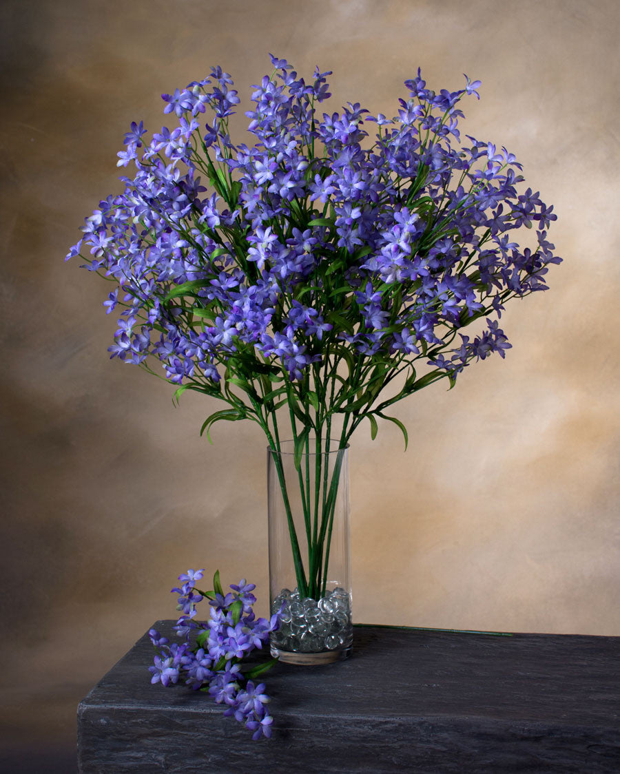 27" Artificial Rock Cress Flower Spray