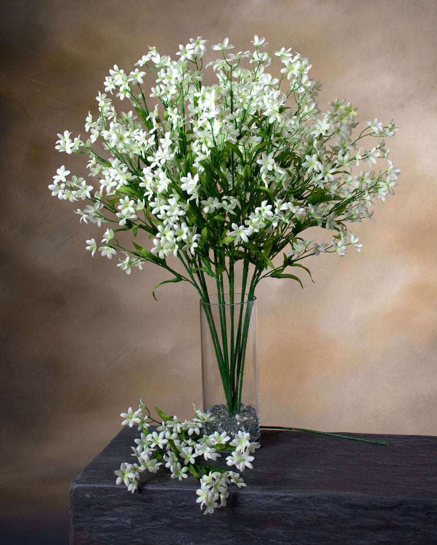 27" Artificial Rock Cress Flower Spray