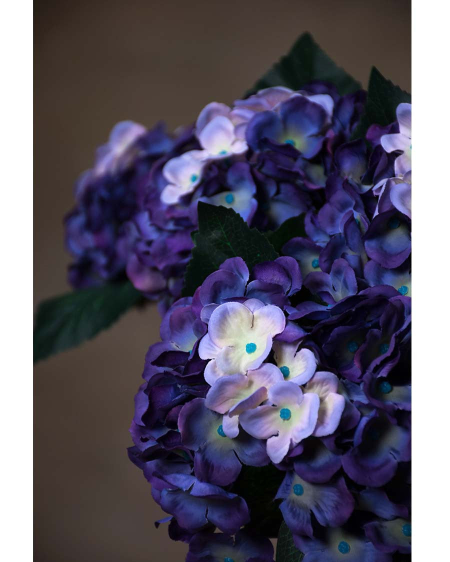 21" Silk Hydrangea Flower Stem S1577