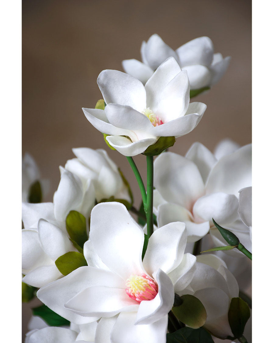 24" Faux Tree Magnolia Flower Stem S1802-CHPN