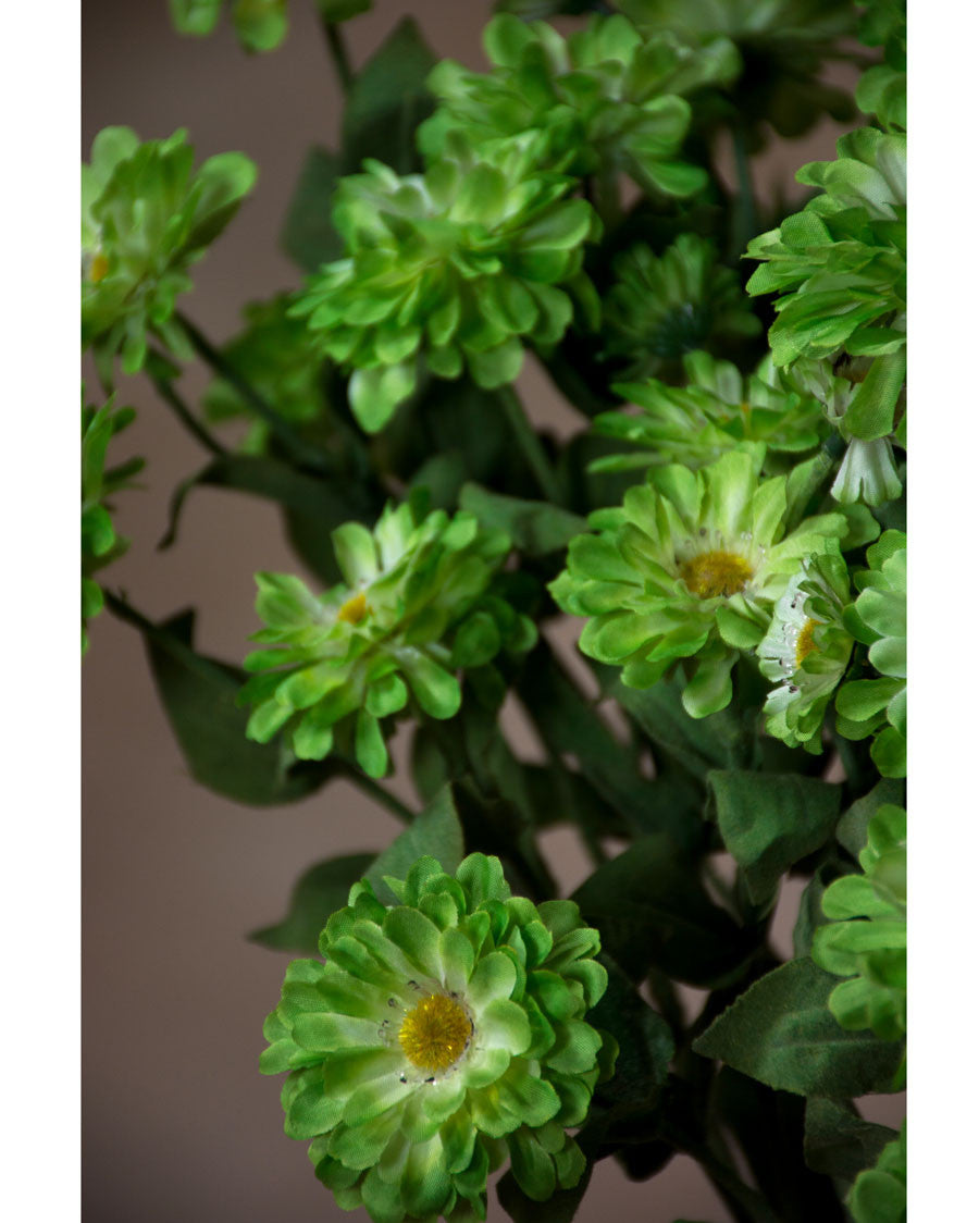 24" Zinnia Silk Flower Stem S2865