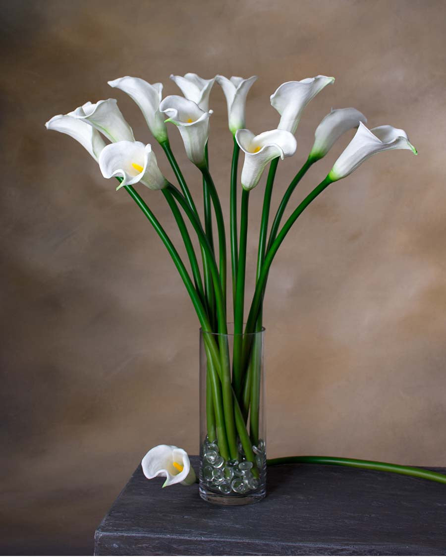 24" Silk Calla Lily Bud Flower Stem