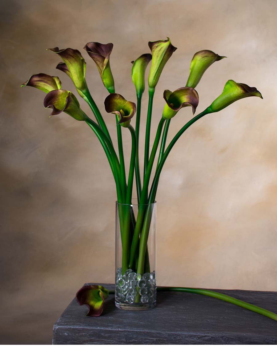 24" Silk Calla Lily Bud Flower Stem