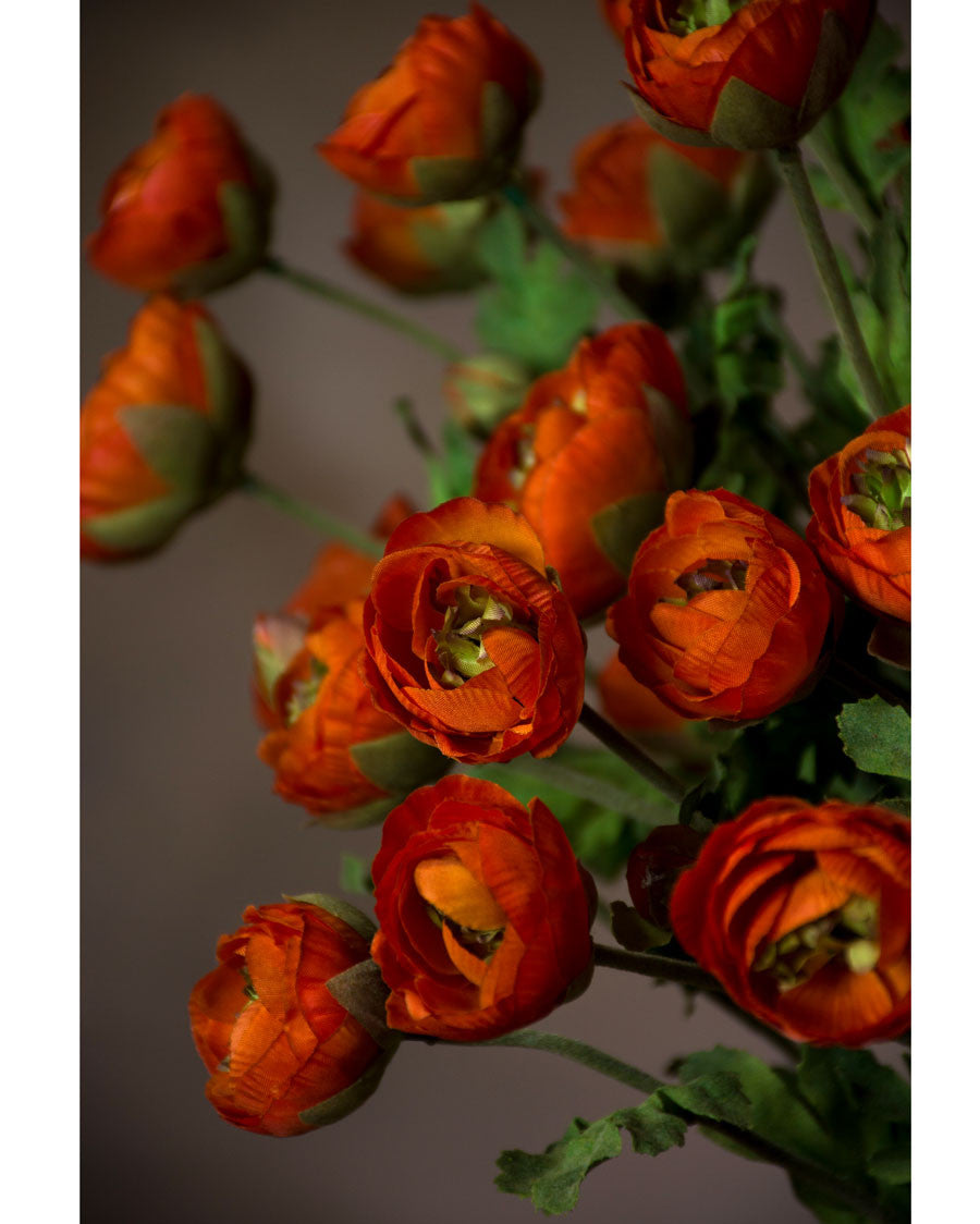23.5" Silk Ranunculus Flower Stem Spray S3071