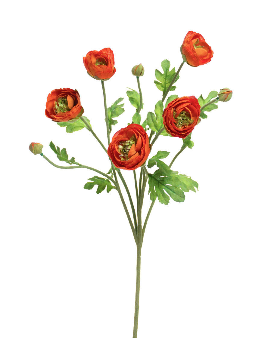 23.5" Silk Ranunculus Flower Stem Spray S3071