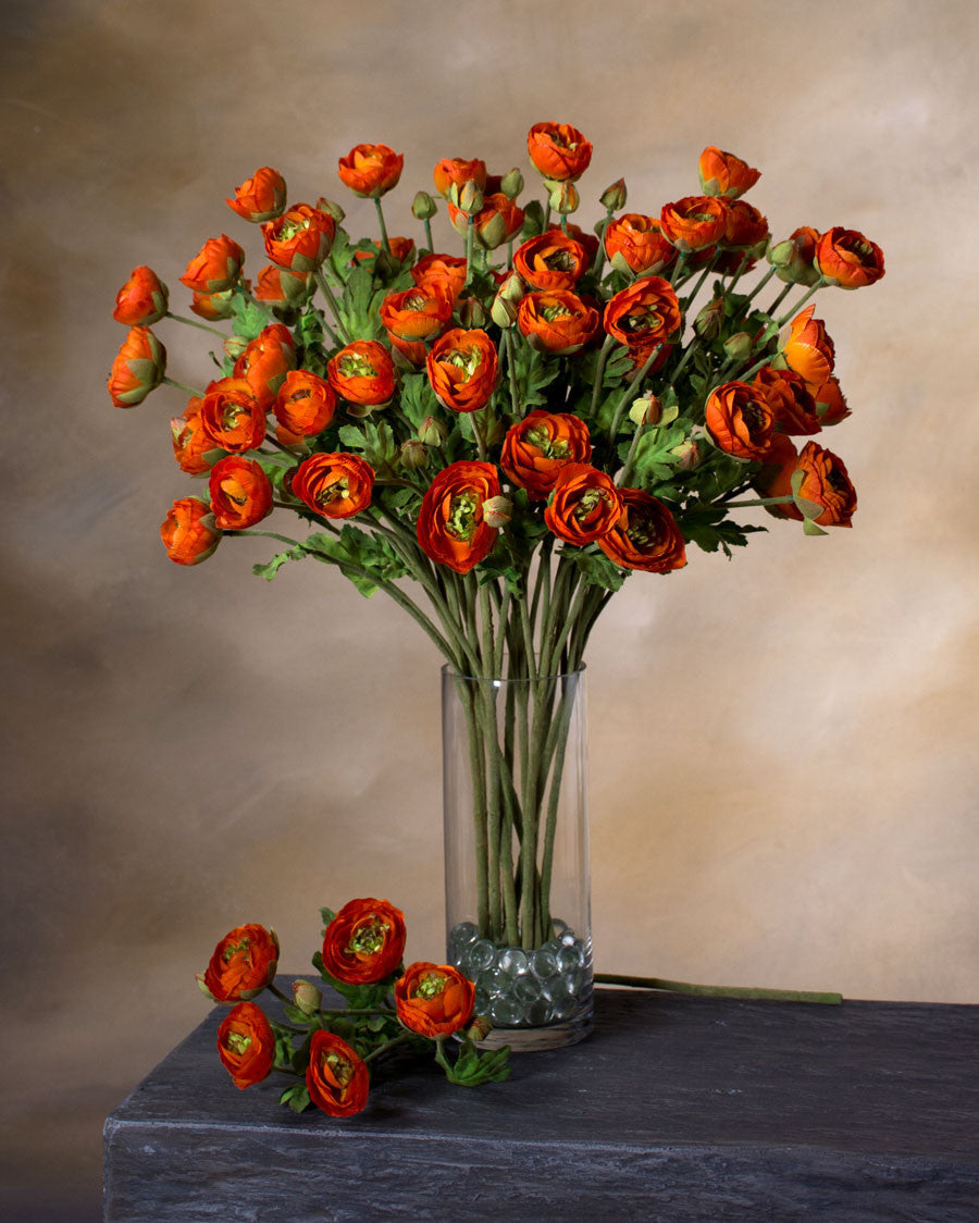 23.5" Silk Ranunculus Flower Stem Spray