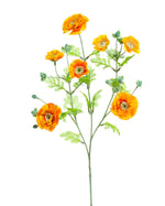 26" Faux Crysanthemum Roblush Silk Flower Spray S4073-GORD