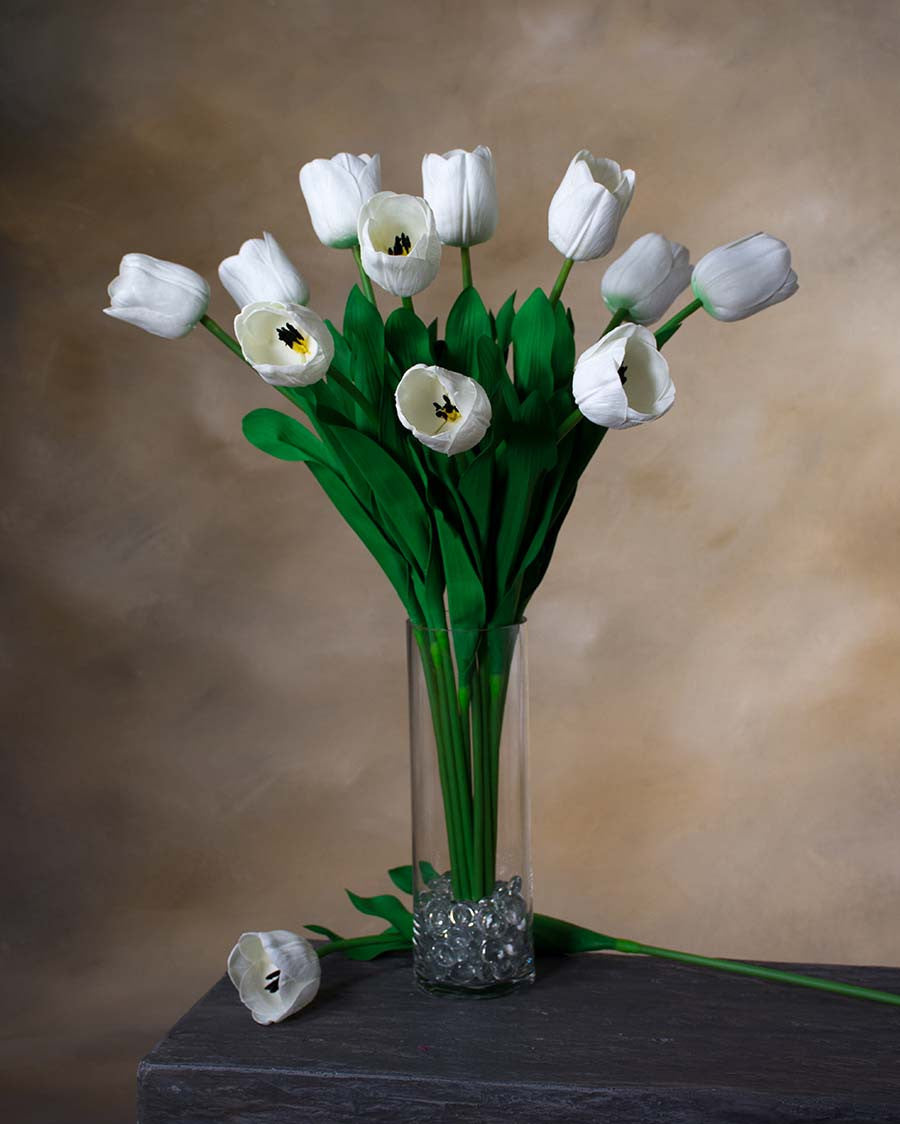 27" Silk Tulip Flower Stem S4078