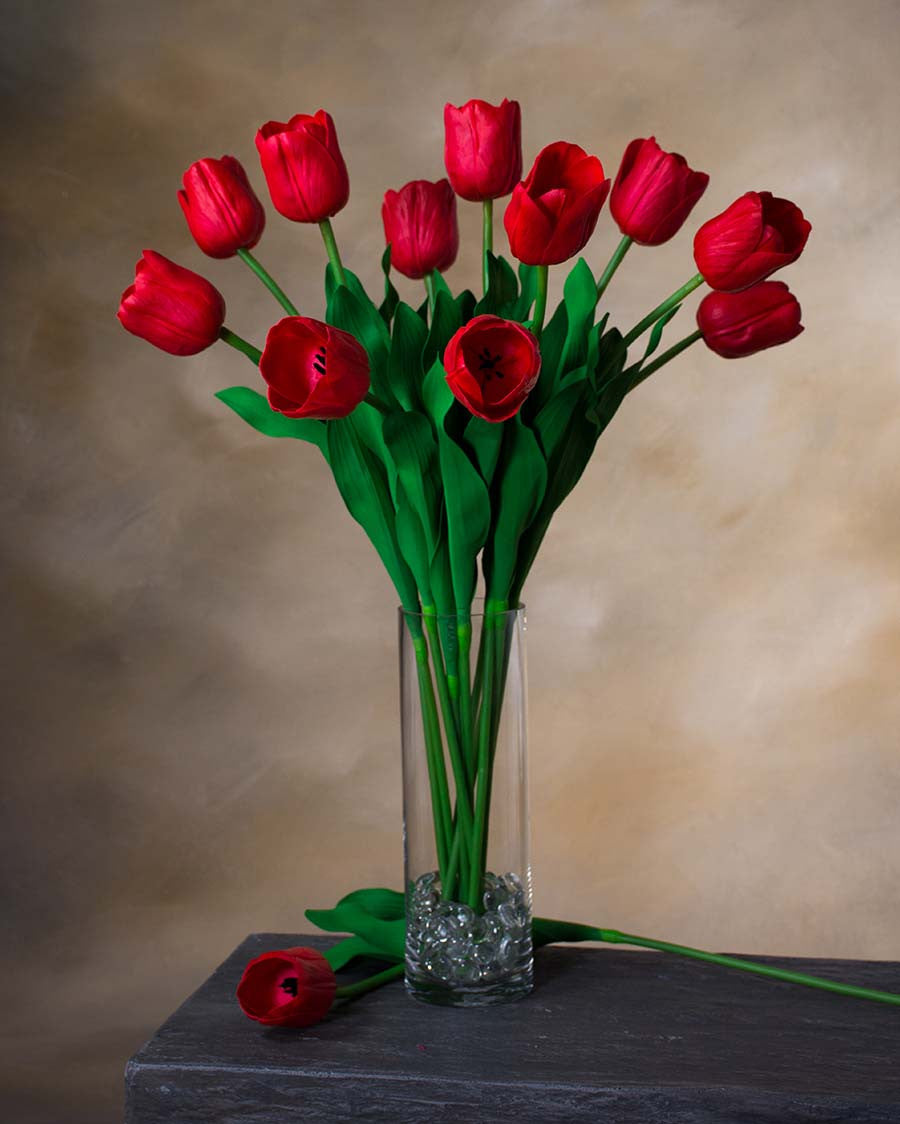 27" Silk Tulip Flower Stem S4078
