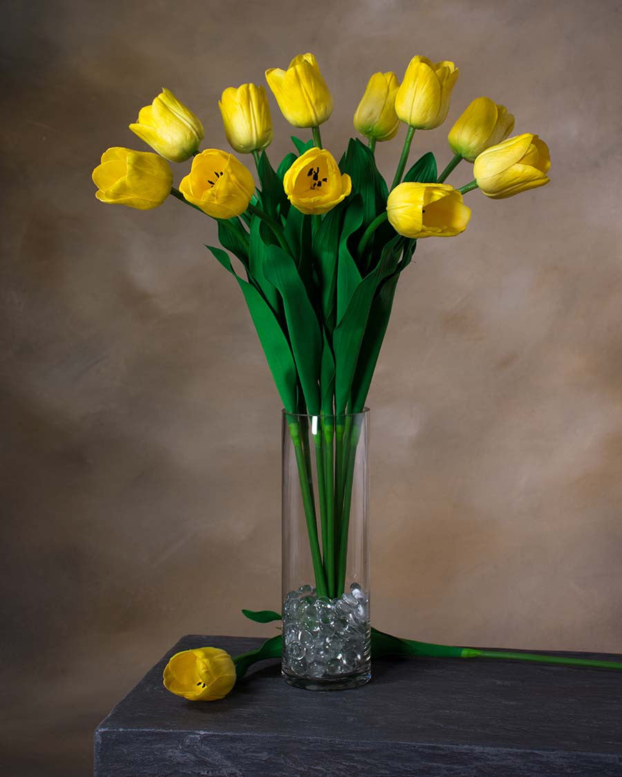 27" Silk Tulip Flower Stem S4078