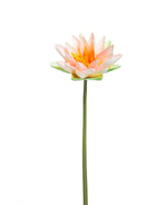 17.5" Water Lily Faux Flower Stem S4138