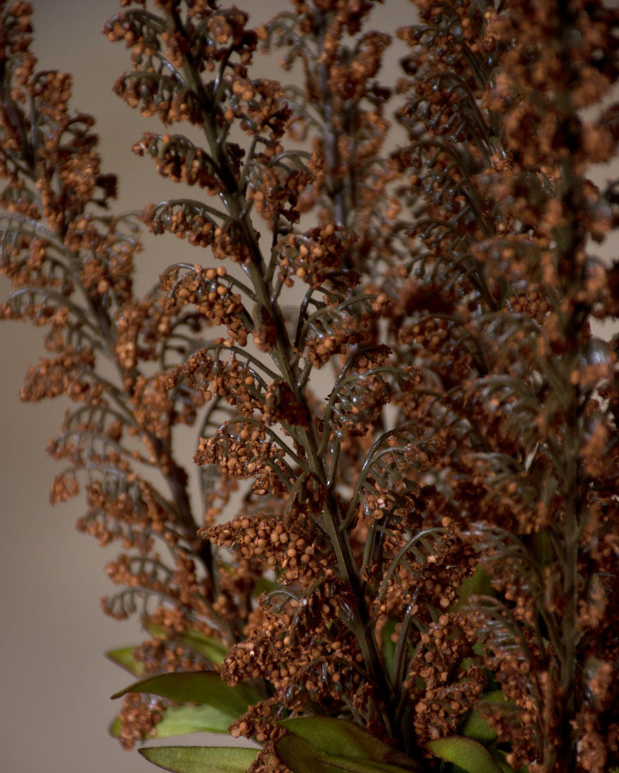 25.5" Faux Flower Heather Stem S4161