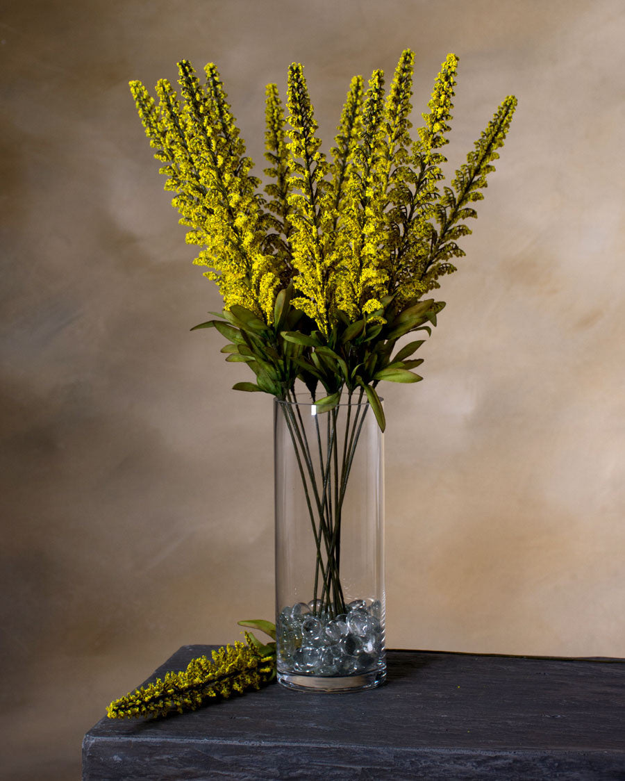 25.5" Faux Flower Heather Stem S4161