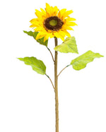 29" Medium Sunflower Silk Flower Stem S4189-YL