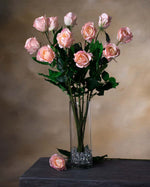 30" Rose Bud Silk Flower Stem S4221