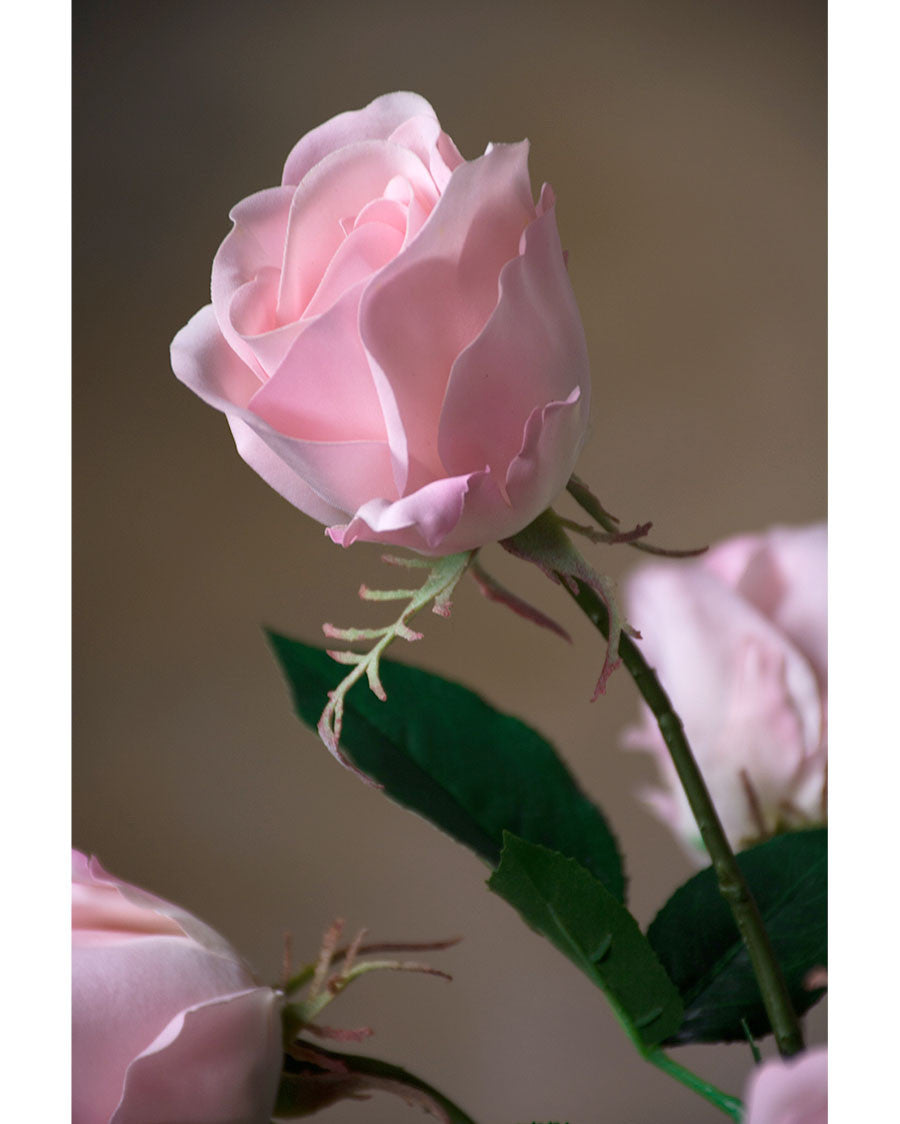 30" Rose Bud Silk Flower Stem S4221