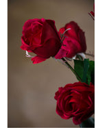 30" Rose Bud Silk Flower Stem S4221