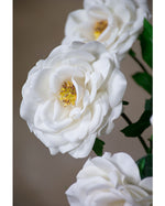 29" Blown Open Rose Silk Flower Stem S4398