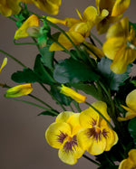 29" Pansy Silk Flower Stem Spray S4563