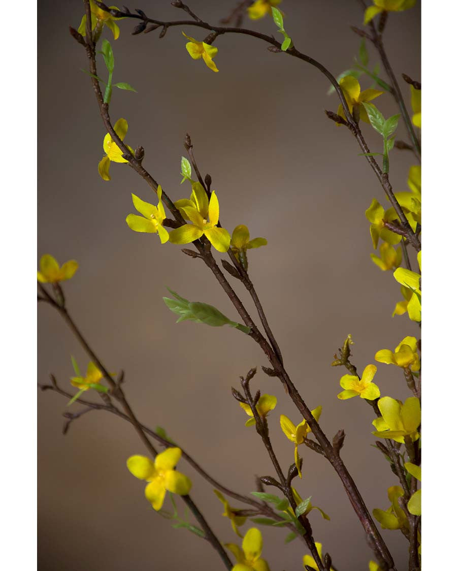 41" Forsythia Silk Flower Stem S4565-YE