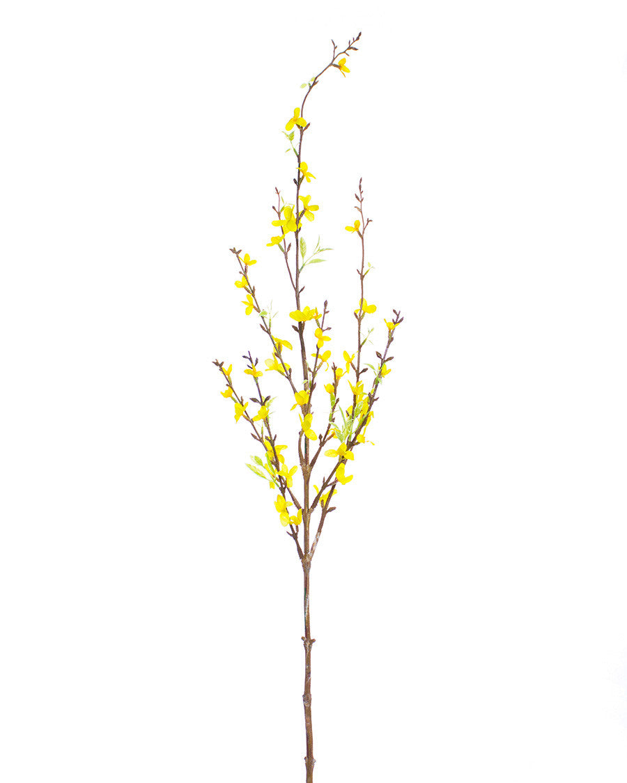 41" Forsythia Silk Flower Stem S4565-YE