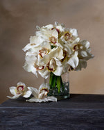 11" Artificial Cymbidium Orchid Flower Stem S4566