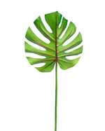 30.5" Large Monstera Leaf Artificial Foliage Stem S4567-GR
