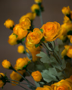 25" Ranunculus Silk Flower Stem Spray S4582