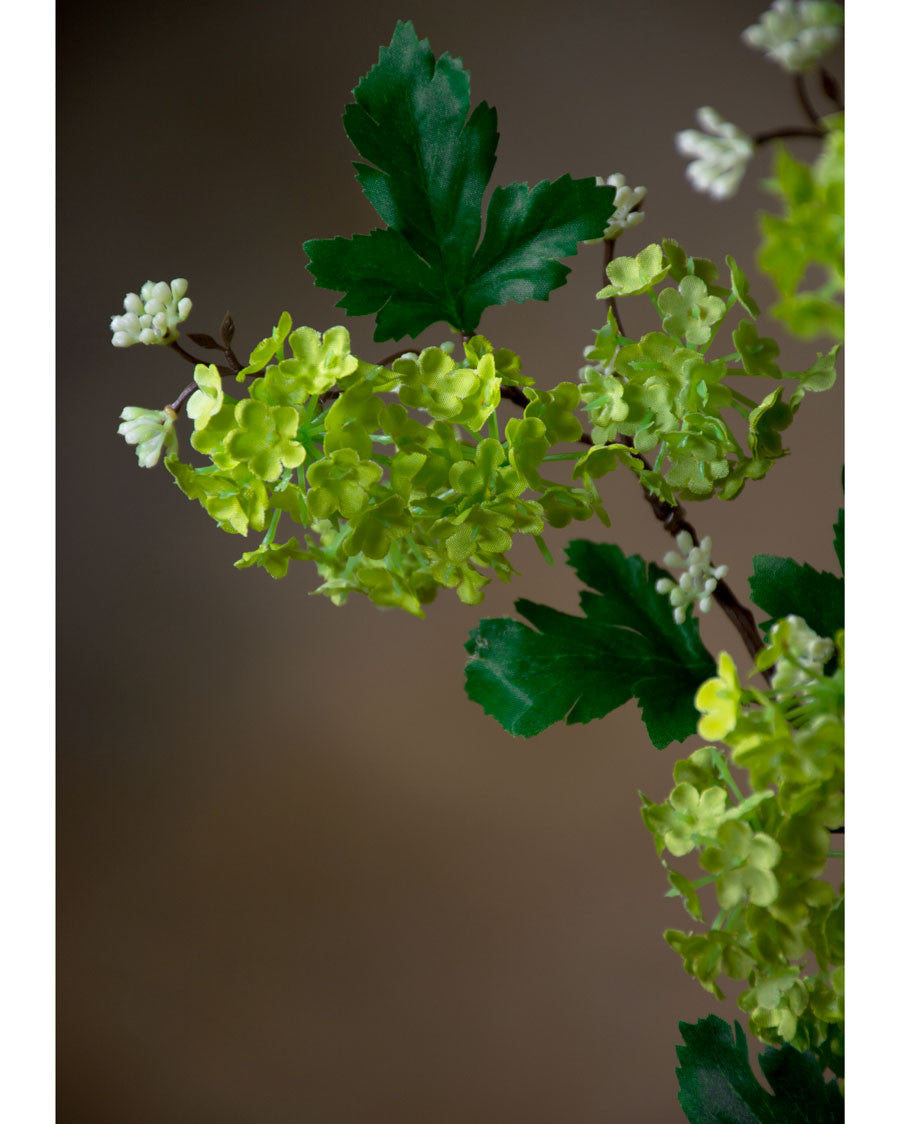 34" Viburnum Silk Flower Stem S4649-GR