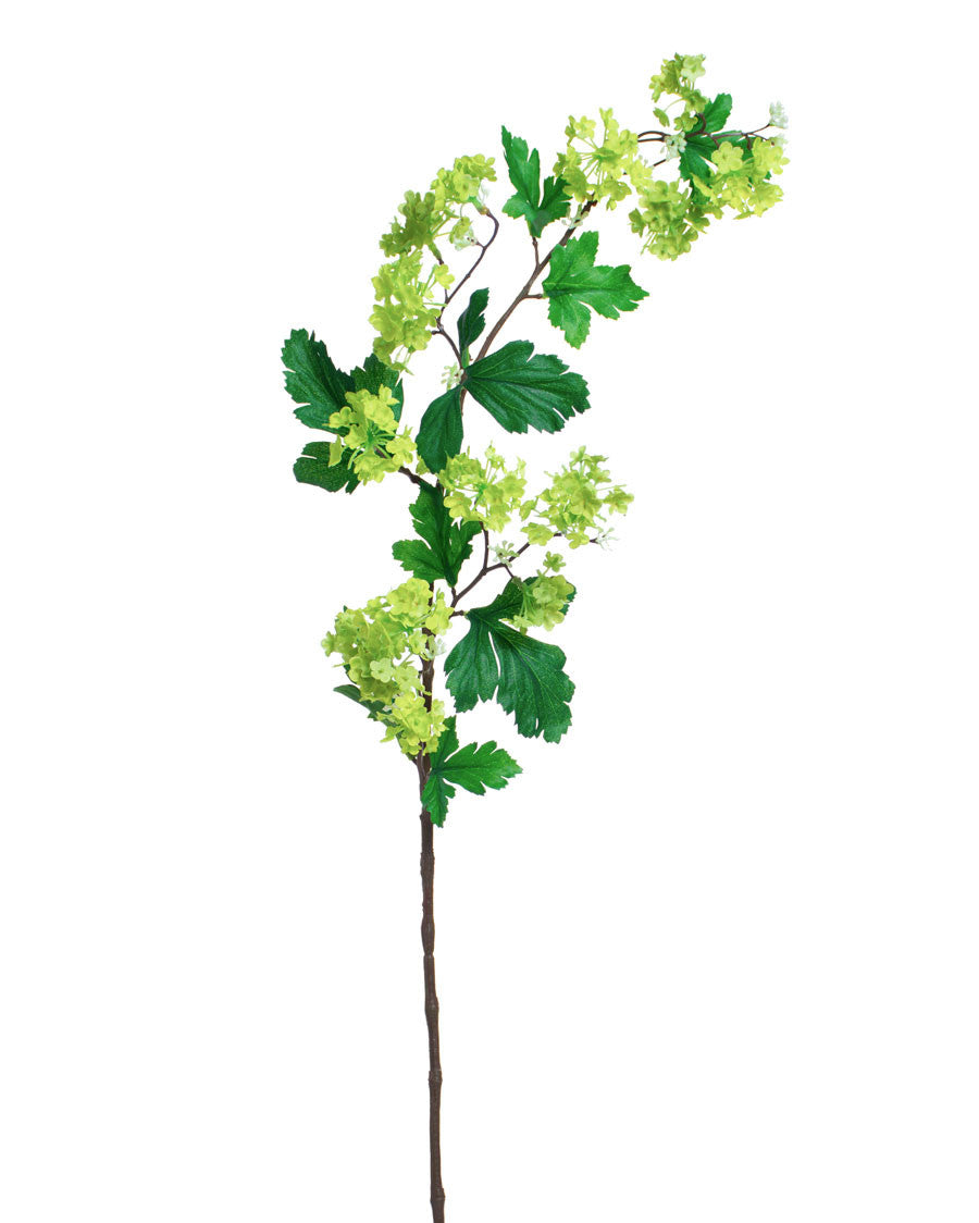 34" Viburnum Silk Flower Stem S4649-GR