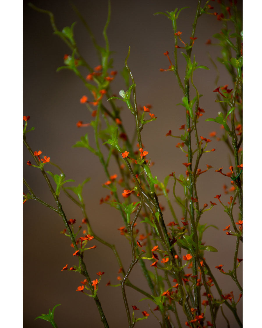 34" Prunus Silk Flower Stem Spray S4657-OR