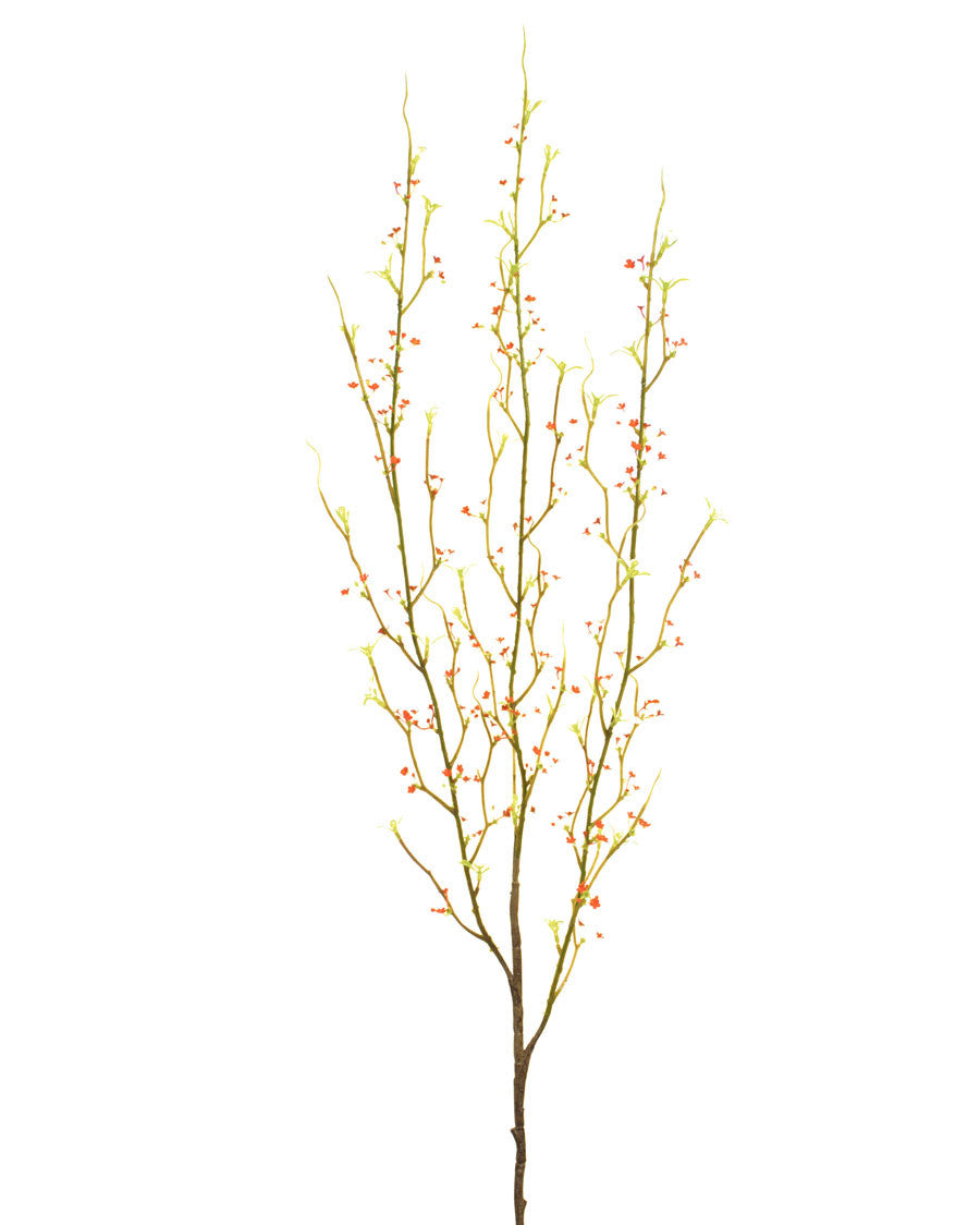 34" Prunus Silk Flower Stem Spray S4657-OR